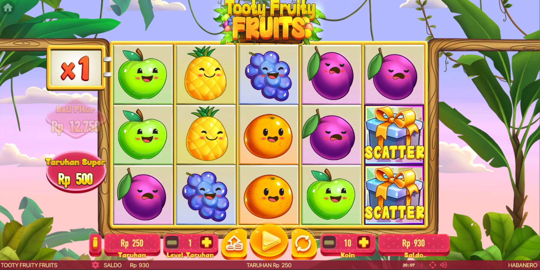 Menghasilkan Kemenangan Manis di Tooty Fruity Fruits Habanero Panduan Lengkap Slot Buah yang Menggembirakan